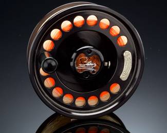 Teton 5/6 LA Fly Fishing Reel - Original USA Made (California) - Machined Aluminum Trout Reel w/ Pouch