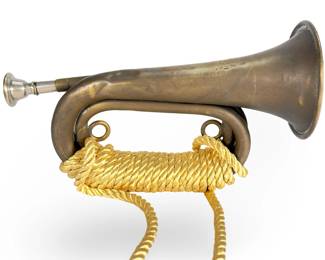 WWI US Army M1894 "Trench Bugle" by J.W. York & Son, Contract Dated 1917