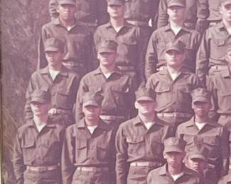 Vintage 1976 USMC Recruit Platoon 2133 Graduation Photo MCRD San Diego Framed