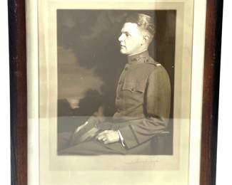 WWI U.S. Army Infantry First Lieutenant Framed Portrait by Bachrach, 1918