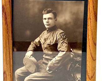 Historic WWI US Army 2nd Infantry "Indianhead" Division Soldier Portrait