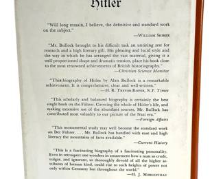 Vintage 1962 HITLER A Study in Tyranny by Alan Bullock, Hardcover Book with Dust Jacket, WWII Biography, Third Reich History