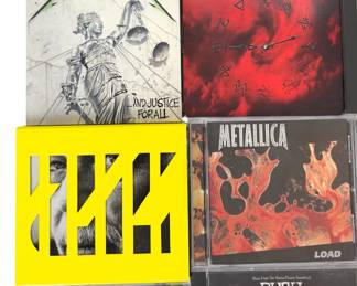 Curated Rock & Metal CD Collection ft. Metallica, Rush, Neil Young & The Cure