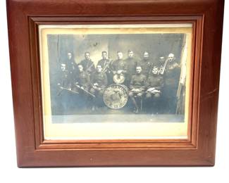 Antique WWI U.S. Marine Corps Band Photograph, 13th Regiment, Company K