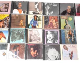 Extensive Carly Simon CD Collection: 22 Albums Spanning Three Decades of Hits