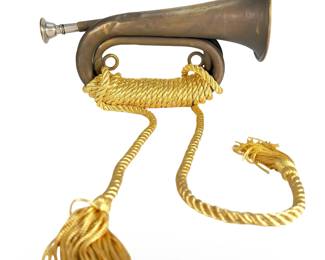 WWI US Army M1894 "Trench Bugle" by J.W. York & Son, Contract Dated 1917