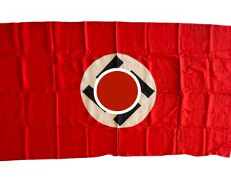 Original WWII German Third Reich NSDAP Party Flag, Multi-Piece Cotton Construction, c. 1933-1945