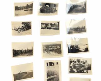 l WWII German Soldier Photo Lot (18) - Wehrmacht Heer, MG 34 Machine Gun & 15cm sFH 18 Artillery