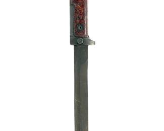 1960s Czechoslovakian VZ-58 Rifle Bayonet (Bodák VZ-58), Type 2 "Beaver Barf" Grip