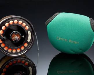Teton 5/6 LA Fly Fishing Reel - Original USA Made (California) - Machined Aluminum Trout Reel w/ Pouch