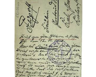 WWI German SANKE 402 Postcard Ace Rudolf BERTHOLD Pour le Mérite Dated 1916