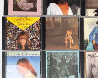 Extensive Carly Simon CD Collection: 22 Albums Spanning Three Decades of Hits