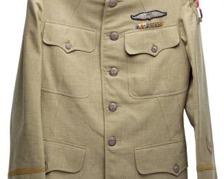 Exceptional WWI US Army Air Service Pilot's Tunic - French Croix de Guerre - 6-Campaign Combat Veteran - Scarce Second Army AEF Patch - Captain Rank