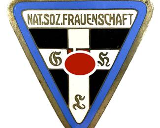 German WWII NS-Frauenschaft Women's League Badge - Ortsgruppe Level RZM M1/72