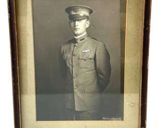Vintage WWI U.S. Army Air Service Aviator Photograph by Underwood & Underwood, NY