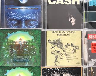 Lot of 24 Rock, Metal & Folk CDs ft. Neil Young, Bob Dylan, Johnny Cash, Sabaton & Apocalyptica