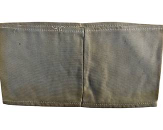 WWII German Labour Front Armband, Grey DAF Armbinde with Embroidered Insignia
