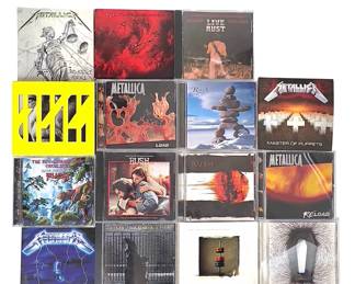Curated Rock & Metal CD Collection ft. Metallica, Rush, Neil Young & The Cure
