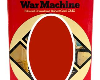 Vintage 1975 HITLER'S WAR MACHINE Hardcover Book w/ DJ - WWII German Military Reference - Wehrmacht Heer Luftwaffe Kriegsmarine Tanks Planes Ships