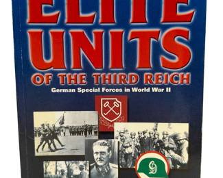 WWII German Elite Units Reference Book by Tim Ripley / Third Reich Special Forces Wehrmacht SS