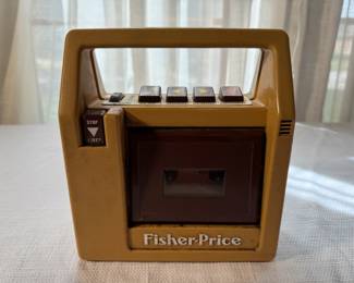 Vintage Fisher-Price Cassette Player