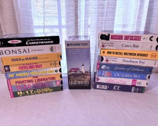 Assorted VHS Tape Collection