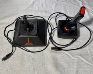 Vintage Atari and Point Master Joysticks