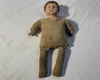 Vintage Cloth and Composite Doll