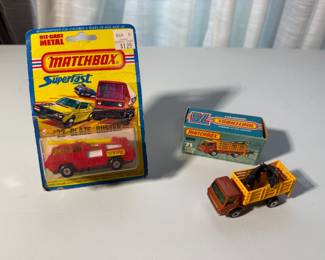 Matchbox No. 22 Blaze Buster & No. 71 Cattle Truck