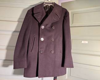 Vintage Navy Peacoat