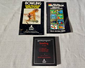 Atari Bowling Game Cartridge