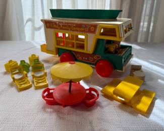 Vintage Fisher-Price Camper Set