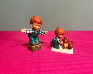 Vintage Hummel Figurines Pair