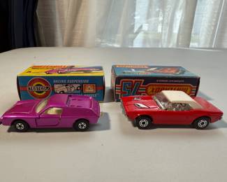 Matchbox No. 5 Lotus Europa & No. 1 Dodger Challenger