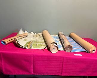 Vintage Wallpaper Rolls Collection
