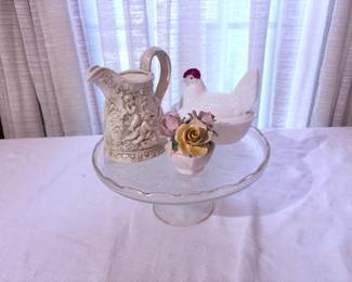 Ceramic and Glass Decorative Pieces
