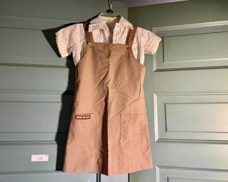 Vintage Brownie Girl Scout Uniform