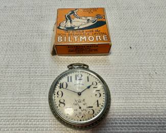 Biltmore Pocket Watch in Box