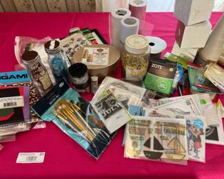 Large Craft Supplies Lot