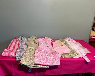 Assorted Vintage Aprons/House Coats
