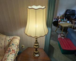 Vintage Brass Table Lamp