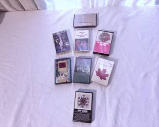 Collection of Vintage Cassette Tapes