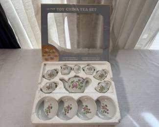 12-Piece Toy China Tea Set