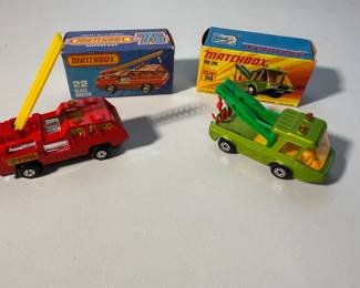 Matchbox No. 22 Blaze Buster & No. 74 Toe Joe