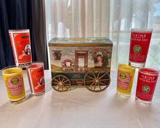 1984 Heinz Collectible Glassware Set