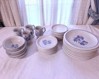 Pfaltzgraff Blue Floral Dishes