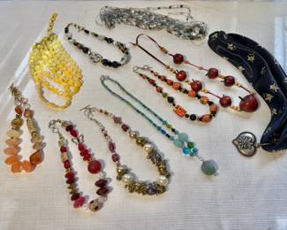 Assorted Vintage Beaded Necklace Collection