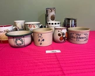 Assorted Ceramic Mugs and Bowls
