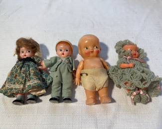 Vintage Composition Doll Set