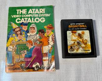 Atari Basketball Game & Catalog